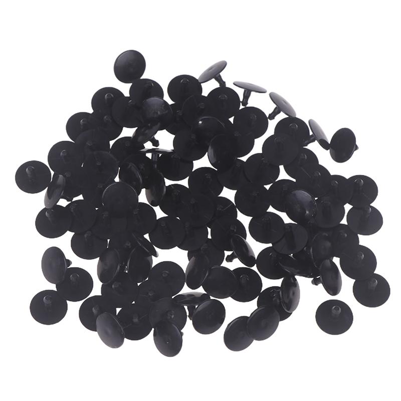 100Pcs/Set Round Buckle Plastic Button Set Garden Shoe Back Buckle Plastic Universal Beach Repair For Boys And Girls