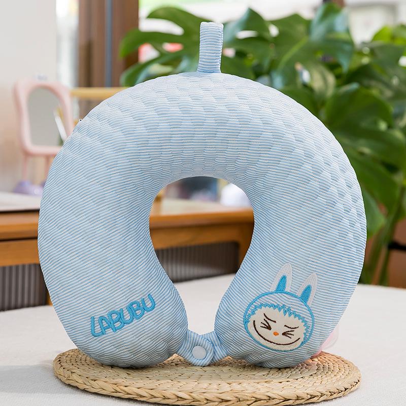 U-Shaped Memory Foam Neck Support Pillow with Custom Logo for Travel and Promotions