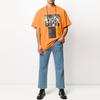 OFF WHITE Koszulka Męska Pomarańczowa SS20 OMAA038R201850151910