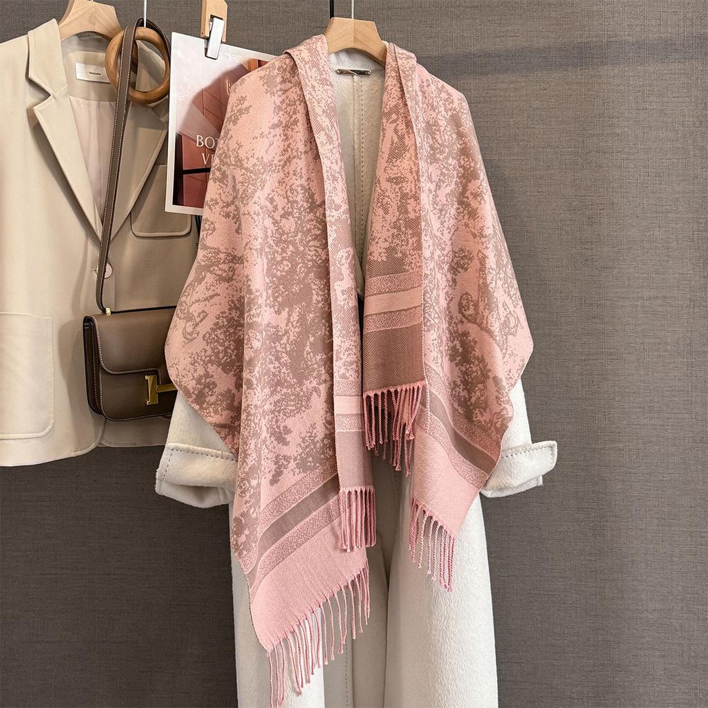 Women Winter Warm Cashmere Scarf Luxury  High Quality Pashmina Shawl Wrap Bufanda Hijab Travel Stoles Echarpe Blanket