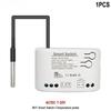 Smart Temperature Humidity Wifi Switch 10A 2000W Intelligent Monitoring Thermostat Compatible Temperature and Humidity Intelligent Monitoring Via APP