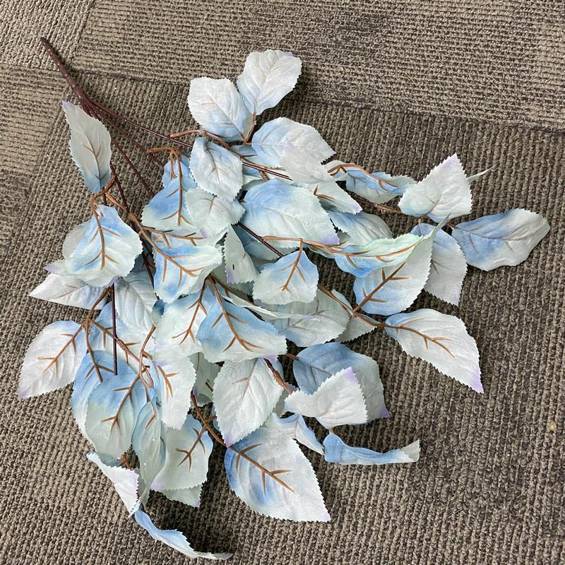 Artificial Leaves Bouquet For Wedding Decor And Event Photography With Realistic Look For Home And Hotel Decoration