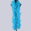 DIY Turkey Marabou Feather Boas 90 Grams Purple 2 Meters Scarf Wedding Dress Shawl Decorative Feathers DIY Creative Helloween Craft