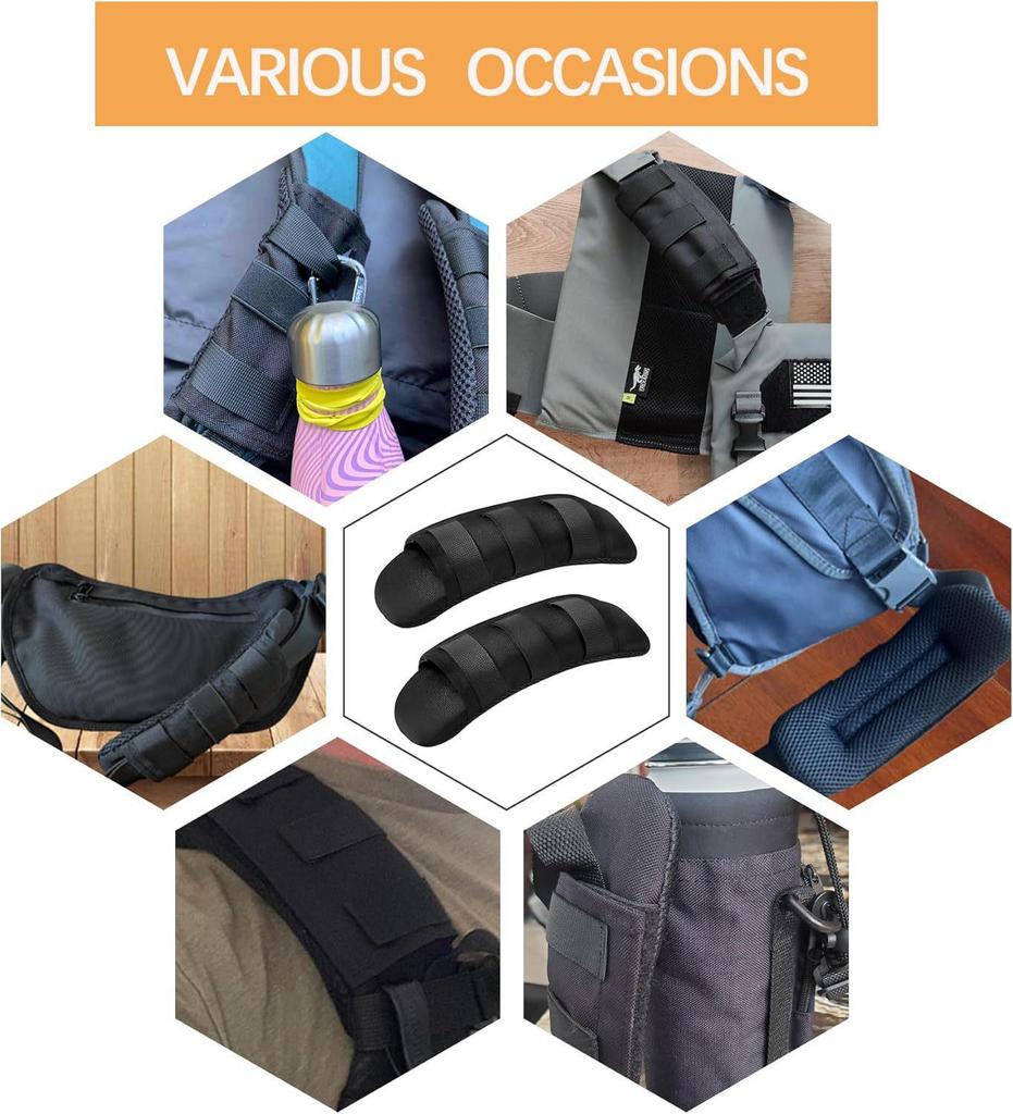 Lightweight Anti-Slip Tactical Vest Shoulder Pads for Outdoor Training