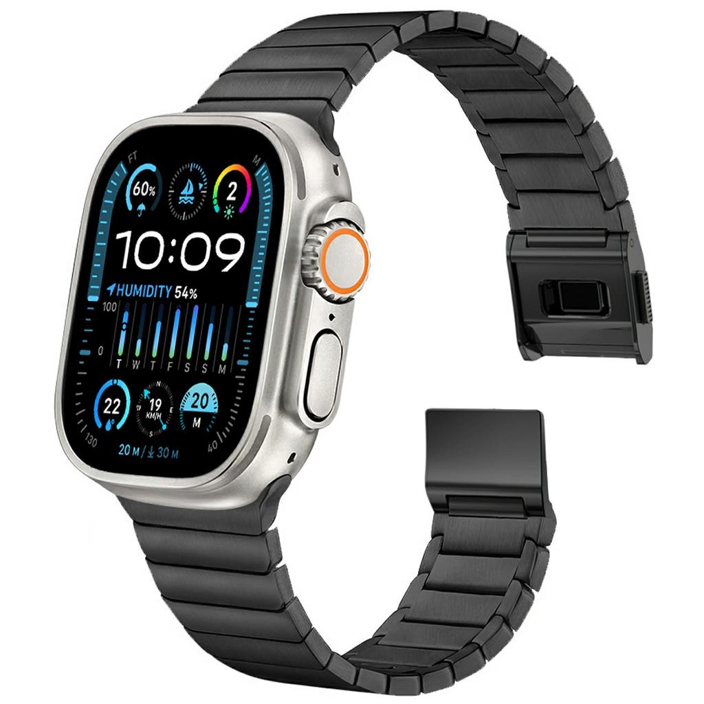 Watch Band for Apple Watch Ultra 3 2 1 49mm/Series 11 10 46mm/9 8 7 45mm/SE3 SE2 SE 6 5 4 44mm/3 2 1 42mm Replacement Titanium Strap