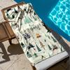 1pc Camping Adventure Vibes - Nature and Wildlife Journey 2D Printed Microfiber Beach Towel, quick dry super absorbent. Great