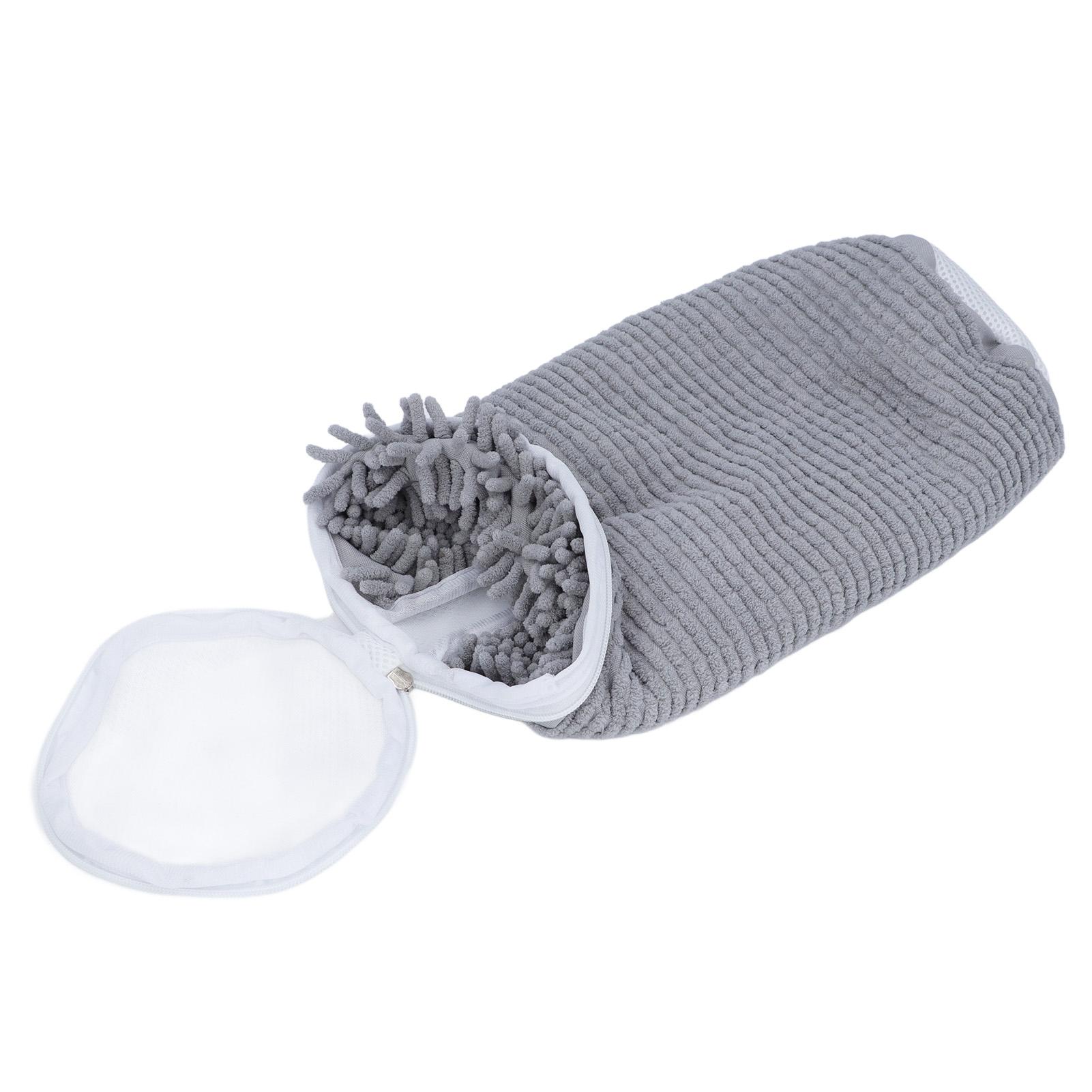 

Shoe Wash Bag Reusable Prevent Deformation Cylinder Polyester Washing Machine Laundry Shoe Bag with