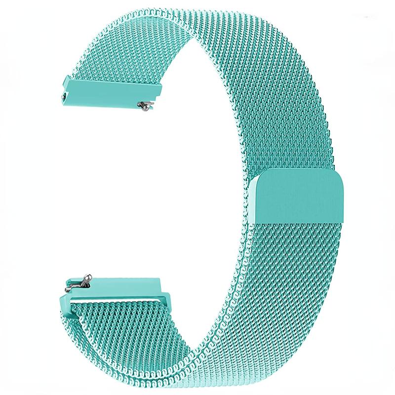 22mm 20mm Milanese Loop Strap For Amazfit Active 2 GTS/GTR 4 Samsung Watch7/6/5/4 Metal Bracelet Huawei Watch GT5-4-3-2 Pro Band