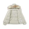 [Snowpeak] Premium Women's Hooded Heavy Goose Down Jacket Light Beige (S24WWTDJ33)