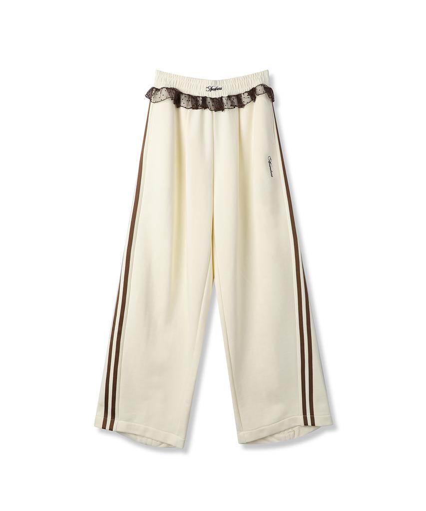 AVANDRESS Lace Pop Wide Pants_4Colors
