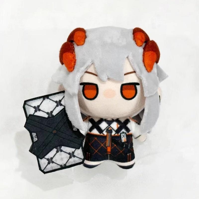 10cm Arknights Shu Pluche Pop Schattig Mini Knuffel Figuur Cosplay Decor Fans Cadeau