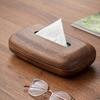 Wooden Tissue Box Holder for Home Office Living Room Bathroom Car Multipurpose New Chinese Style