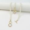 Retro Pearl Necklace and Bracelet Female Vintage Jewelry Sets