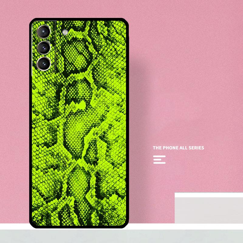 Snake Skin Print Phone Case For Samsung Galaxy S26 S23 Ultra S20 S21 S22 S24 S25 Plus S10 S25 FE Cover Coque