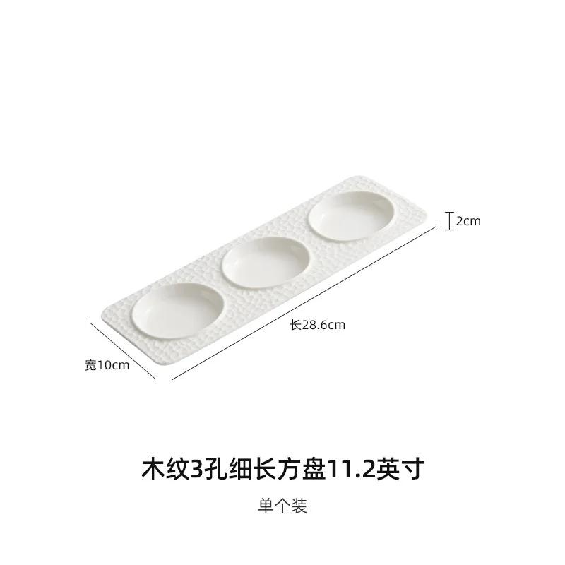 White Ceramic Plate Dim Sum Plates Pre Dinner Plate Cold Dish Plates Molecular Cooking Tableware of Creative Hotel Restaurant