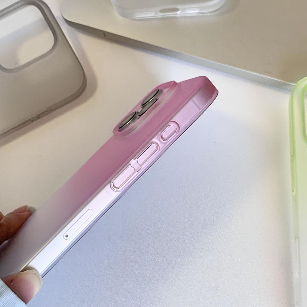 Ultra Thin Phone Case For iPhone 16 15 14 13 12 Pro Max Plus Slim Matte Translunt Bumper Back Cases Cover