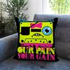 POPULAR Mindless Self Indulgencee Cushion Cover Comfortable Reversible Pillow Cover Ideal for Car Sofa Bedroom & Beyond