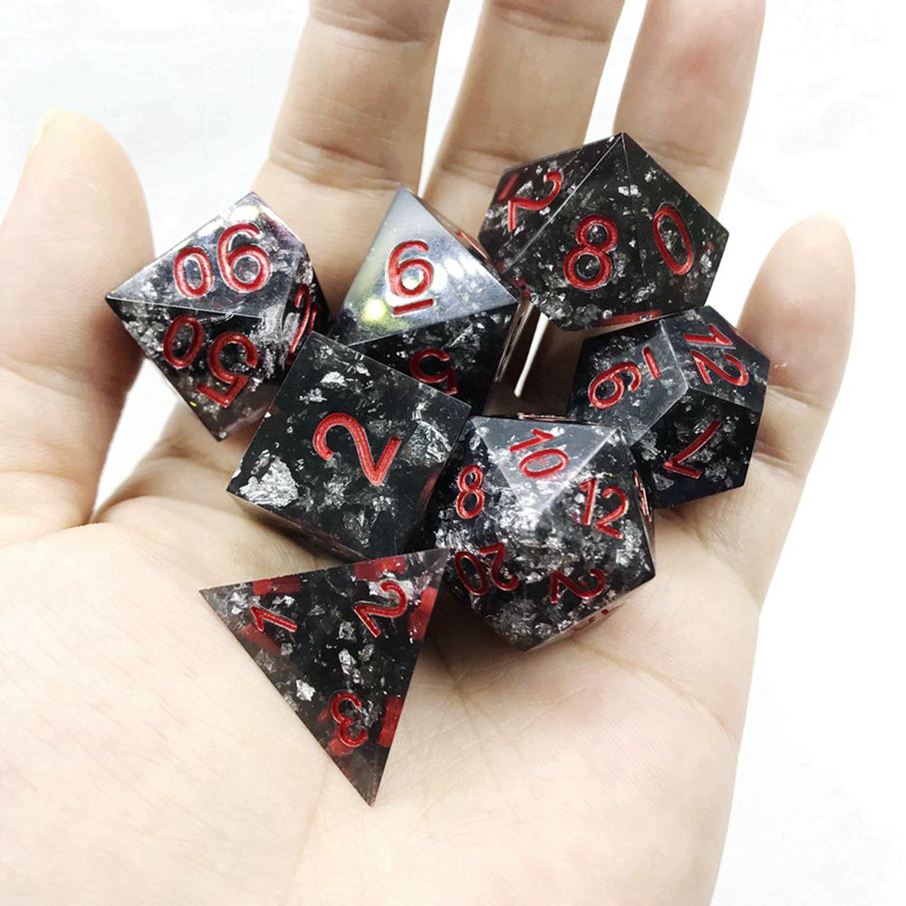 Available Dungeons & Dragons Accessories: Precision Sharp-Edged Polyhedral Dice for Tabletop Role-Playing Games.