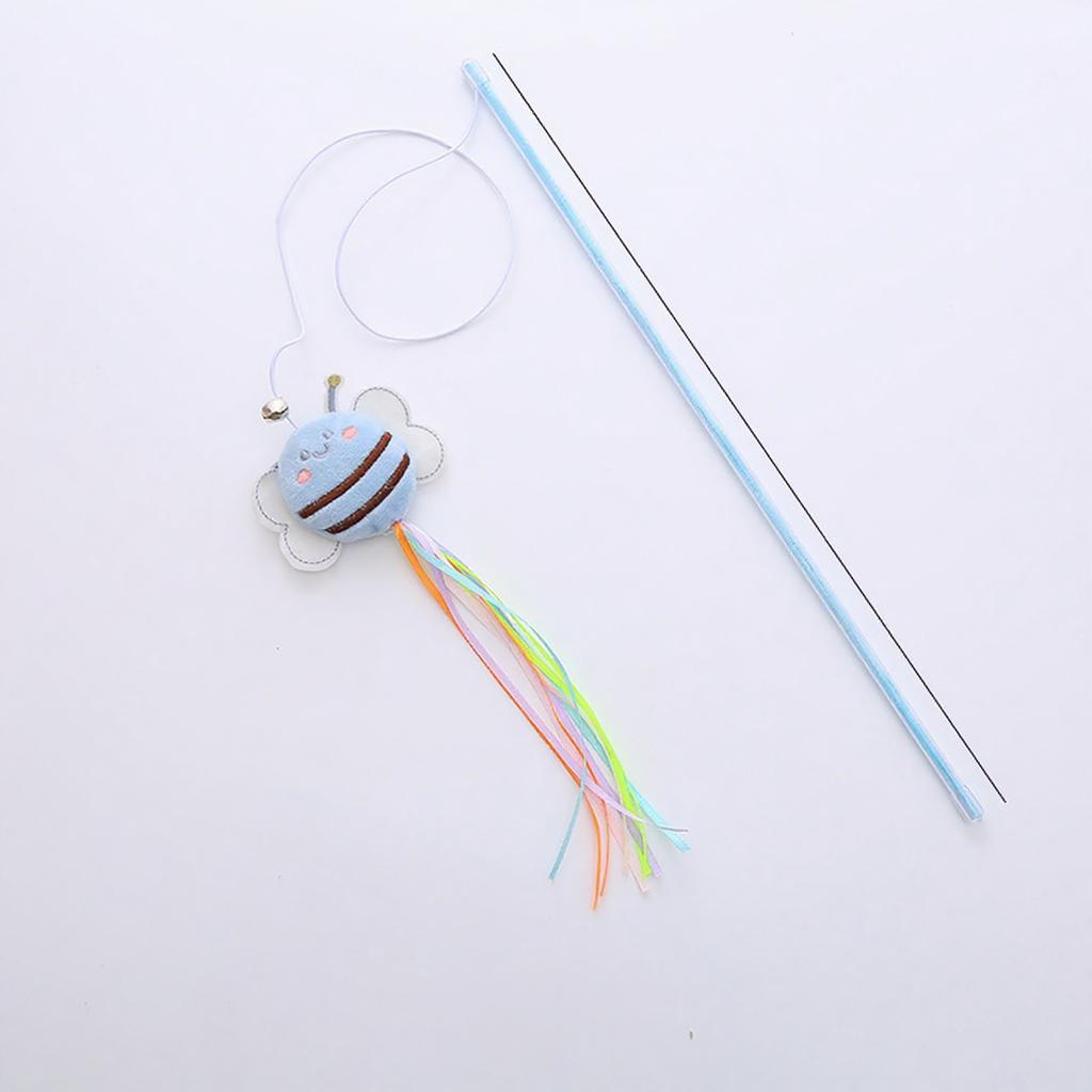 Pet Supplies Plush Bee Shaped Cat Toy