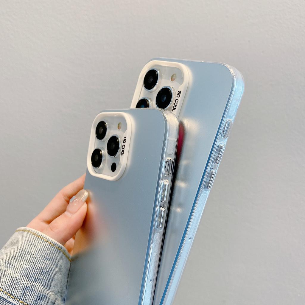 Color Silver Suitable for Apple 15PROMAX Simple Fantasy Light 14 Matte 13 Hard Shell IPhone 11/16 Mobile Phone Case