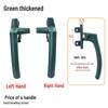 38-Type Aluminum Alloy Window Handle with 7-Shaped Lock Buckle for Doors, Casements, and Curtains