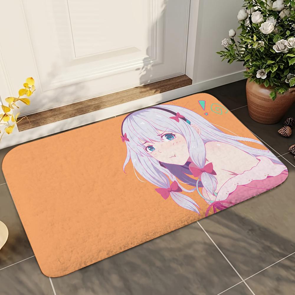 1pc Anime Izumi Sagiri Bathroom Absorbent Mats Anti-Slip Mats Home Decor Supplies Carpets Home Kitchen Floor Mats