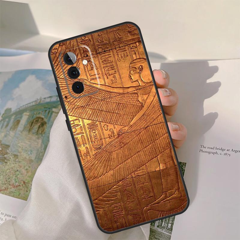Ancient Egypt Cuneiform Case For Samsung Galaxy A13 A33 A53 A34 A54 A14 A15 A16 A26 A36 A56 A12 A32 A52 A06 A35 A55
