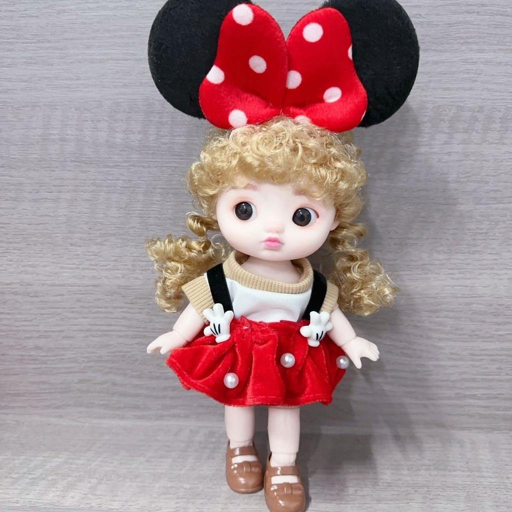 Cute 22cm Princess Girl Children's Set Toy Expression Doll Birthday Gift Dress Up Clothes