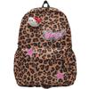 Schoolbag Autumn and Winter New Backpack Cute Versatile Student Schoolbag Japanese Soft Girl Cartoon Backpack Hello Kitty Leopard Print Backpack