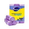 Miao Jie Extra Thick Purple Drawstring Trash Bags, Medium Size (45x50cm), 54 Count, 1.2 Mil