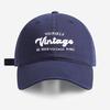Peaked Cap Women's New Spring and Summer Big Head Circumference Shows a Small Face, Fashionable Casual Baseball Cap Men's Versatile Breathable Letters