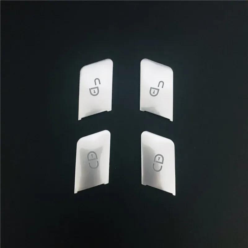 Door unlock and lock button stickers for Mercedes Benz old C-Class W204, old E-Class W212, etc