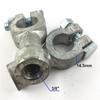 1Pair Lead Nuts Silver Side Post To Top Post Battery Adapter Side Post Battery Cable  For Car