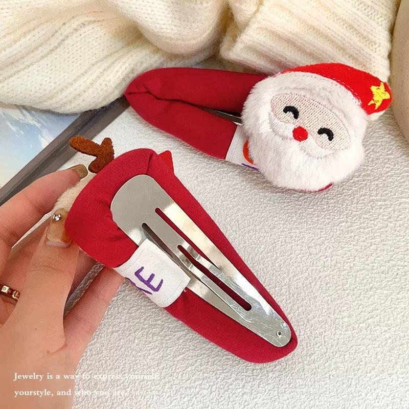 Christmas Thickened Plush BB Hair Clip for Women - Cute, Large, Decorative Accessories