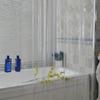 Shower Curtain Waterproof Plastic Clear Bath Curtains Bathroom Curtains Home Decoration with Hooks