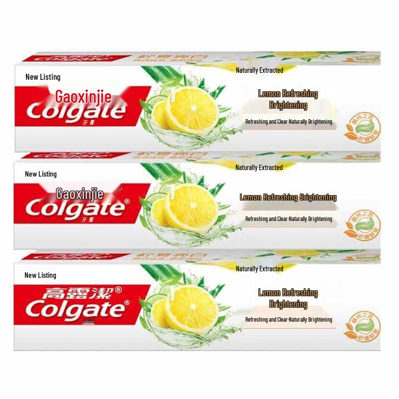 Colgate Освежающая отбеливающая зубная паста Лимон 3 шт.