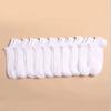 20 Pairs Unisex Breathable Polyester Ankle Socks Comfortable Deodorant Sweat-Absorbing Solid Color Low Cut Socks for Summer
