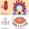 DIY Peking Opera Headband & Hair Accessories Kit for Dragon Boat Festival Team-Building Activity
