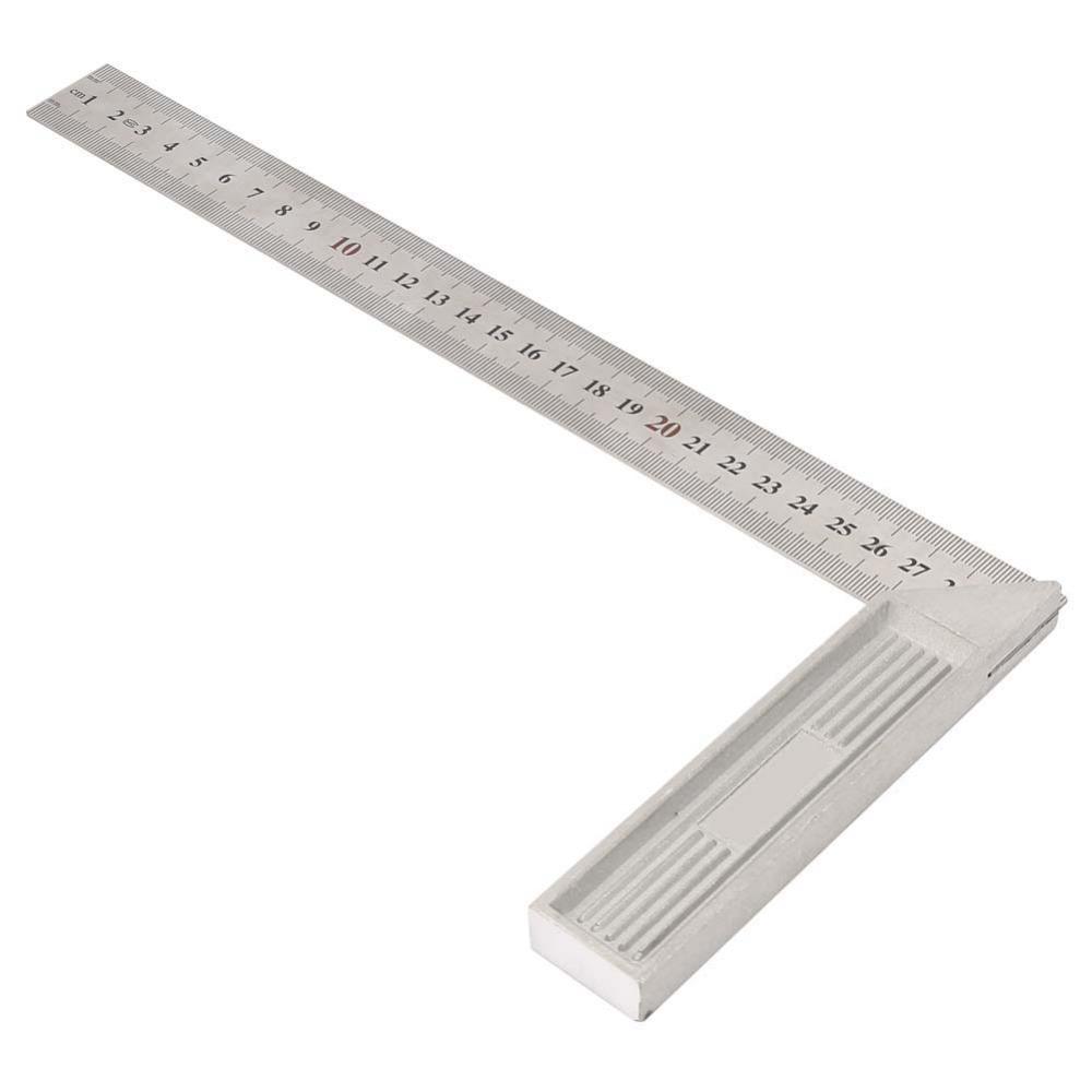 Stainless Steel 90 Degree Ruler L-Shaped Straightedge Ruler for Woodworking Measuring
