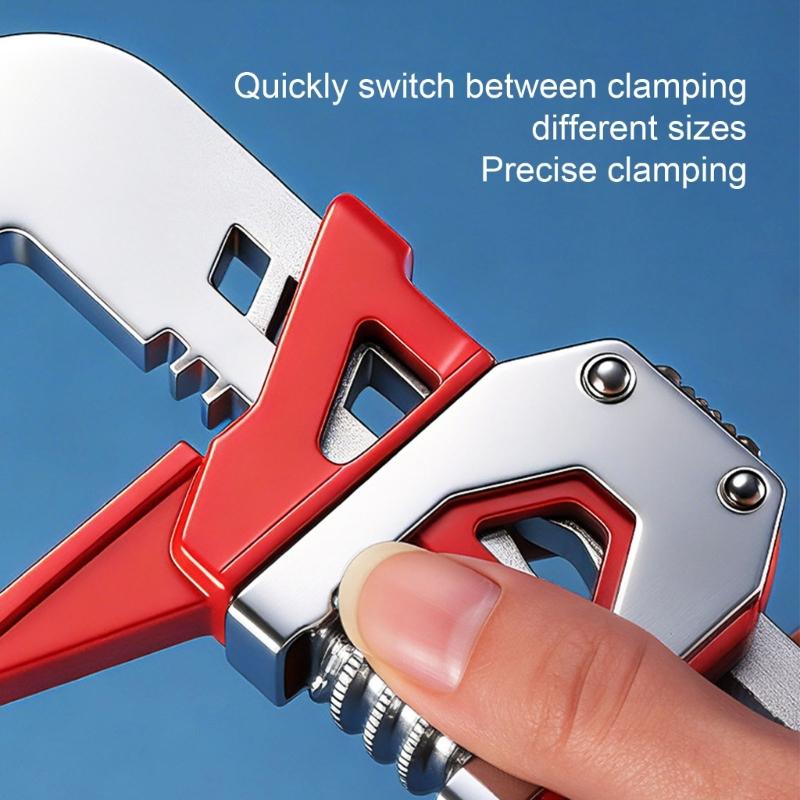 Pipe Wrench 12inch Carbon Steel Heavy Duty for Home Repair Building Project Residential Commercial Water Pipe Repair