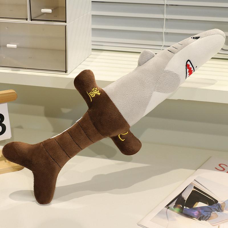 Funny Shark Plush Doll - Cute Stuffed Toy for Girls, Perfect Shark Gift for Birthdays