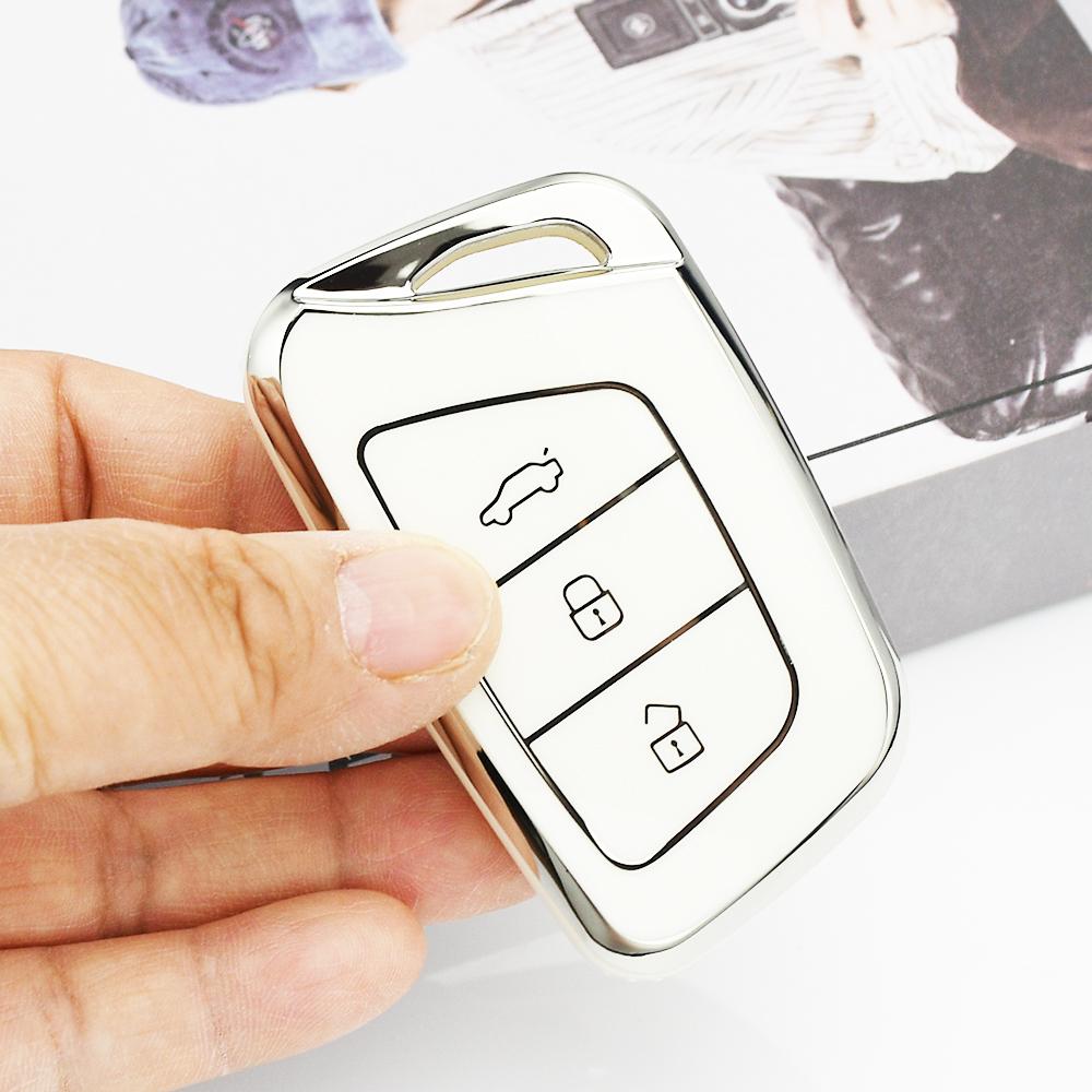 Auto Keychain Protector Shell Fob Holder Accessories Car Key Case Cover For Jac Jiayue A5 X4 X7 Ic5 Iev S4 7S T8 Refine S4 S7 M6