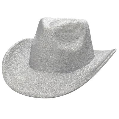 White Fang CZA687 Western Cowboy Hat for Men and Women (Silver)