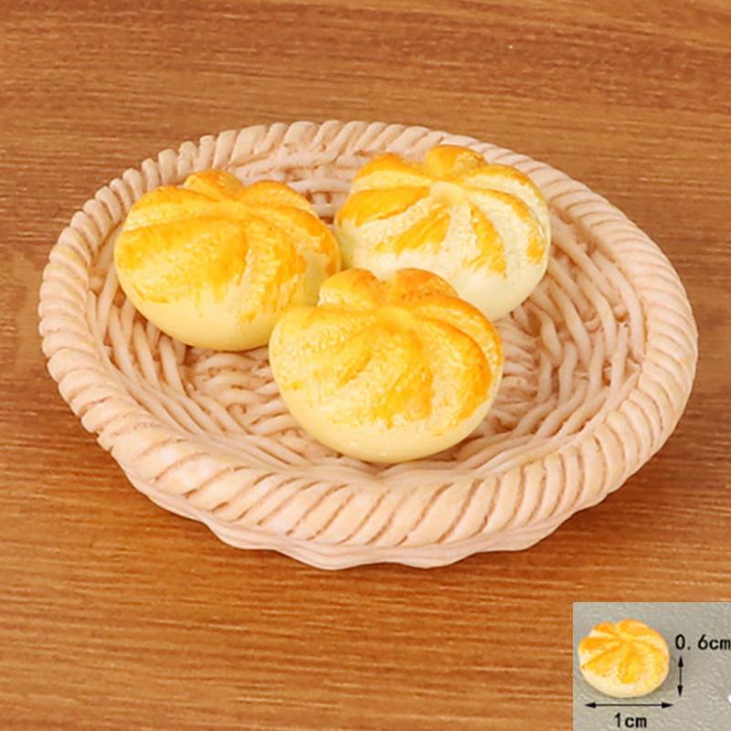 38Styles Dollhouse Miniature Simulation Food Strawberry Waffle Cake Model DIY Kitchen Accessories Resin Dollhouse Decoration