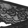 M-2XL Men's Sexy Briefs Lace Embroidery Wide Belt Thongs Panties Mesh Breathable See-Through Gay Erotic Underwear