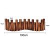 Fence Decor Wood Fence Anti-Corrosion Log Lawn Grass Edging Garden Flower Bed Border Decor Trellis Expanding Climbing Lattice