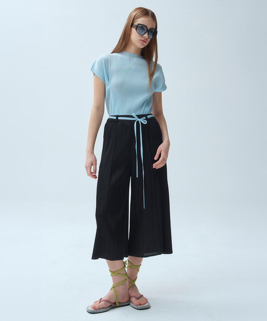 Waiowai Ribbon Point Pintuck Pleated Pants_2 Colors