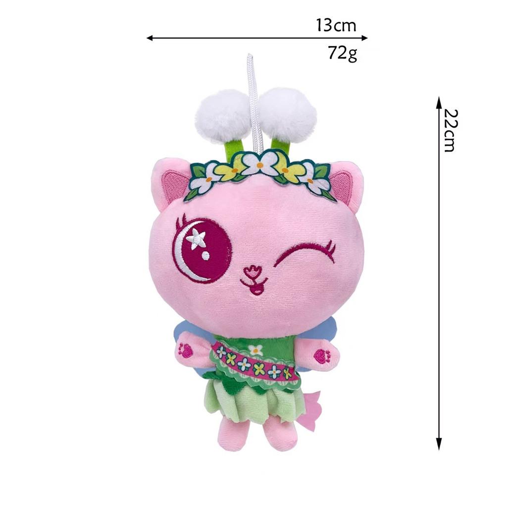 New Cartoon Gabby'S Doll House Plush Toys Cute Cat Kawaii Soft Stuffed Animal Early Education Room Decor For Kid‘S Birthday Gift