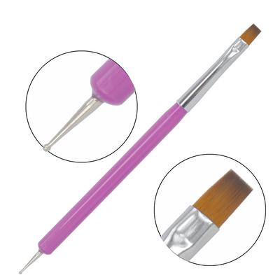 Γυναικείο Πινέλο Νυχιών με Τζελ Εργαλεία Νυχιών Σετ Πινέλων Πένα με Λουλούδι Πινέλο Βεντάλιας Πινέλο Ζάλης