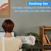 Cartoon USB Desktop Fan – Quiet Portable Table Fan For Kids, Students